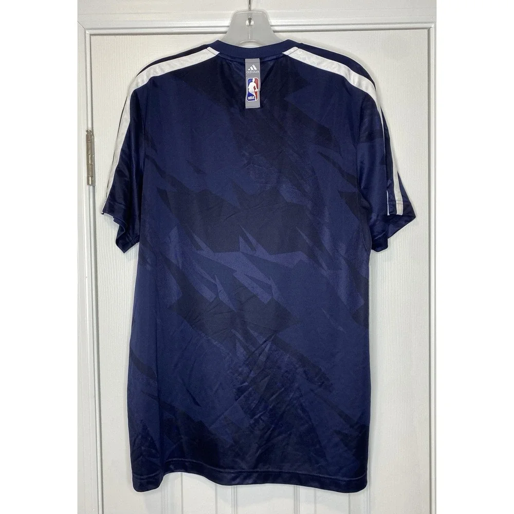Adidas Men's NBA All Star Nola 2014 Pullover Jersey Shirt Blue Size Large *Read*